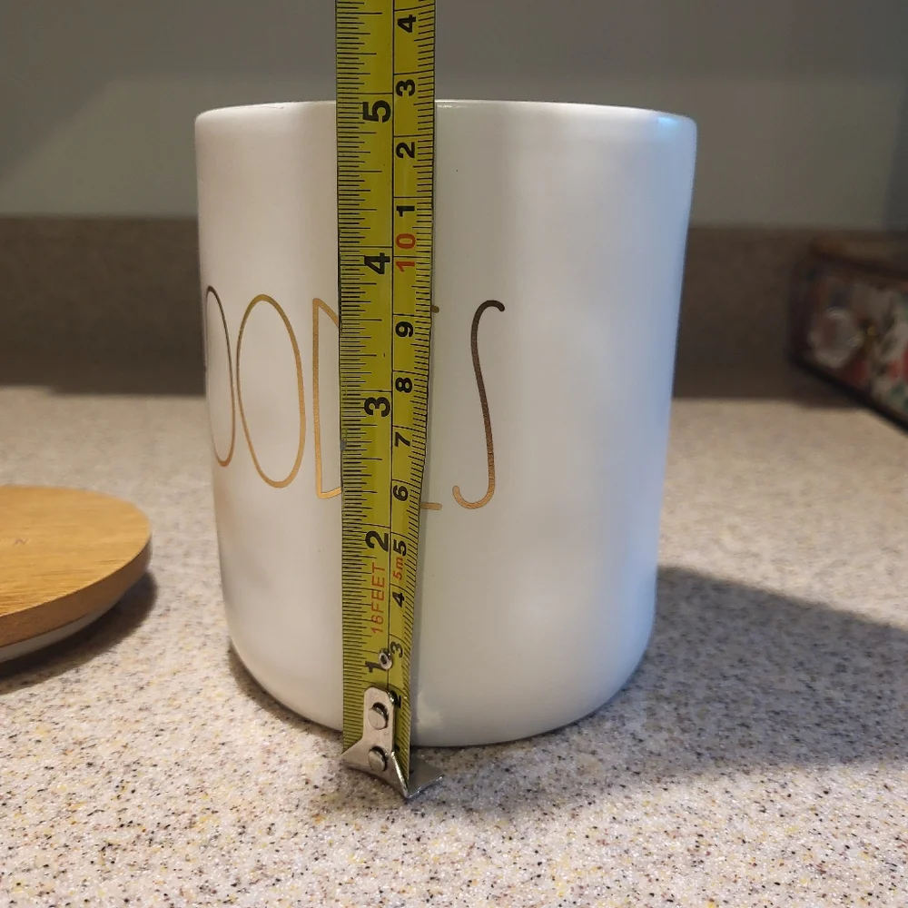 Rae Dunn Artisan Collection By Magenta Goodies Storage Canister With Wooden Lid